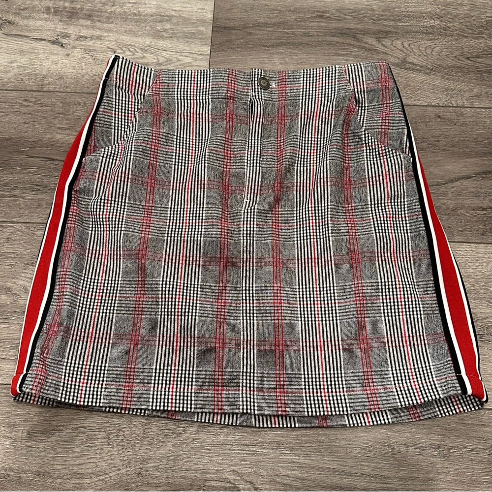 Hollister plaid mini skirt